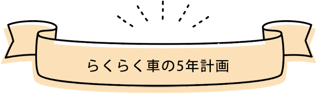 らくらく車の5年計画